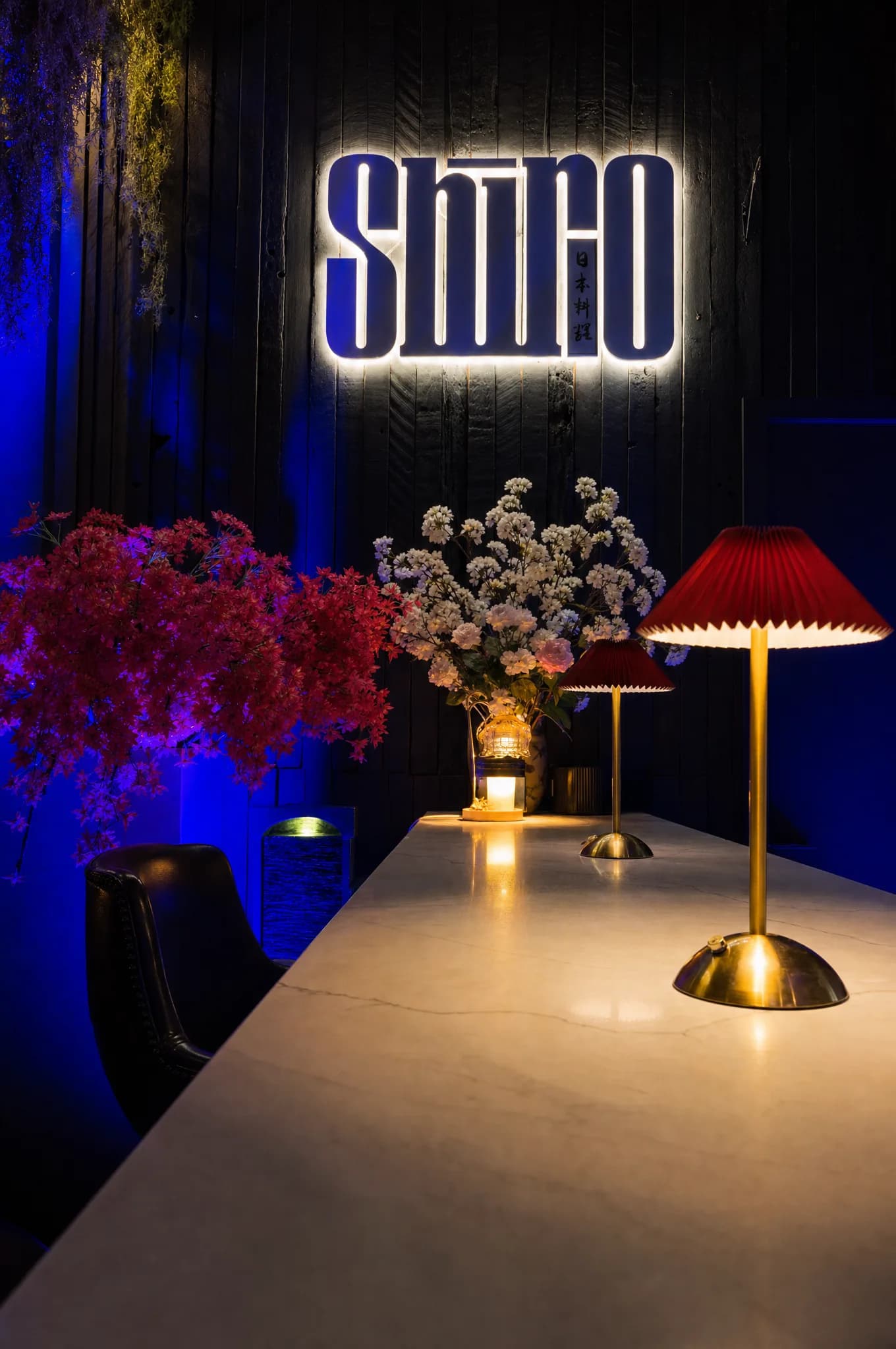 SHIRO interior dining atmosphere