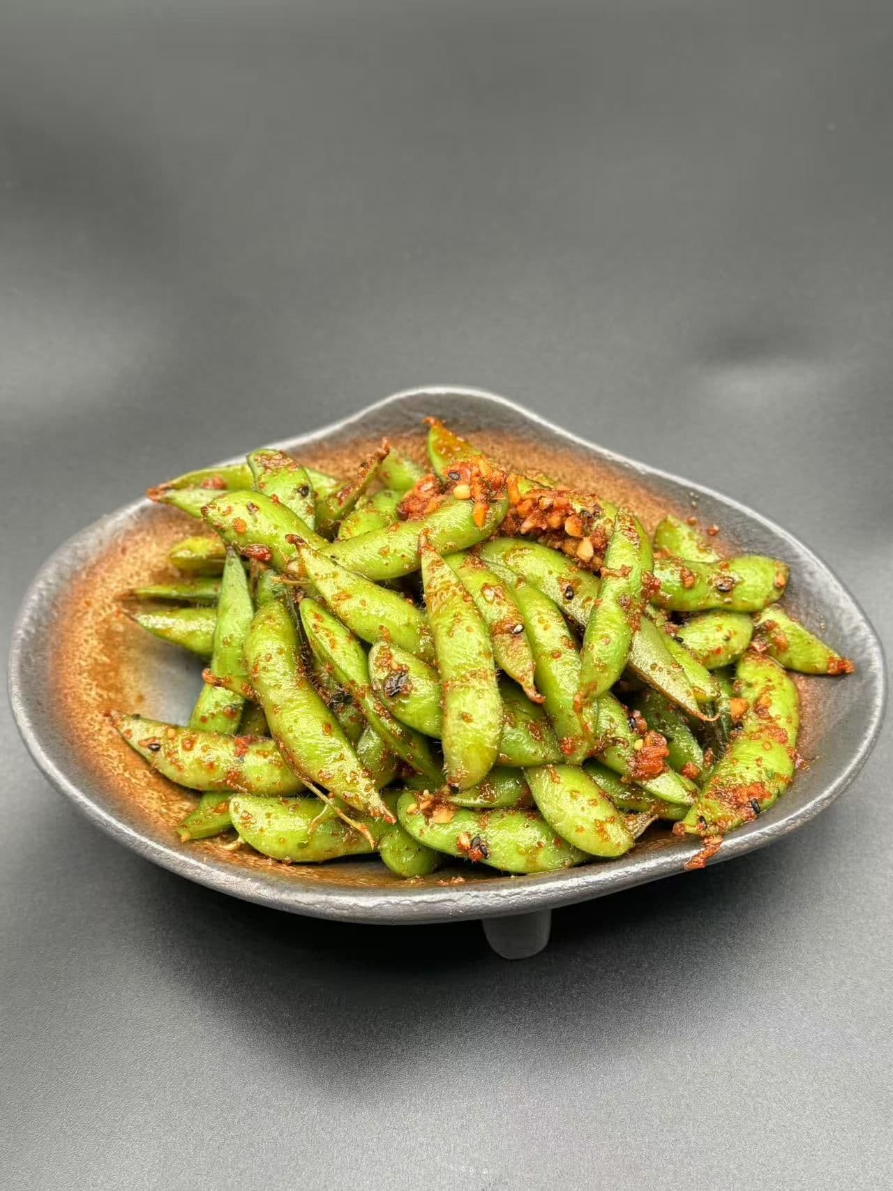 Spicy edamame